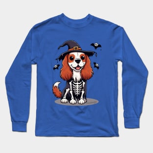 Halloween King Charles Spaniel Long Sleeve T-Shirt